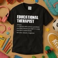 Funny Educational Therapist Definition Kids T-Shirt thumb 3