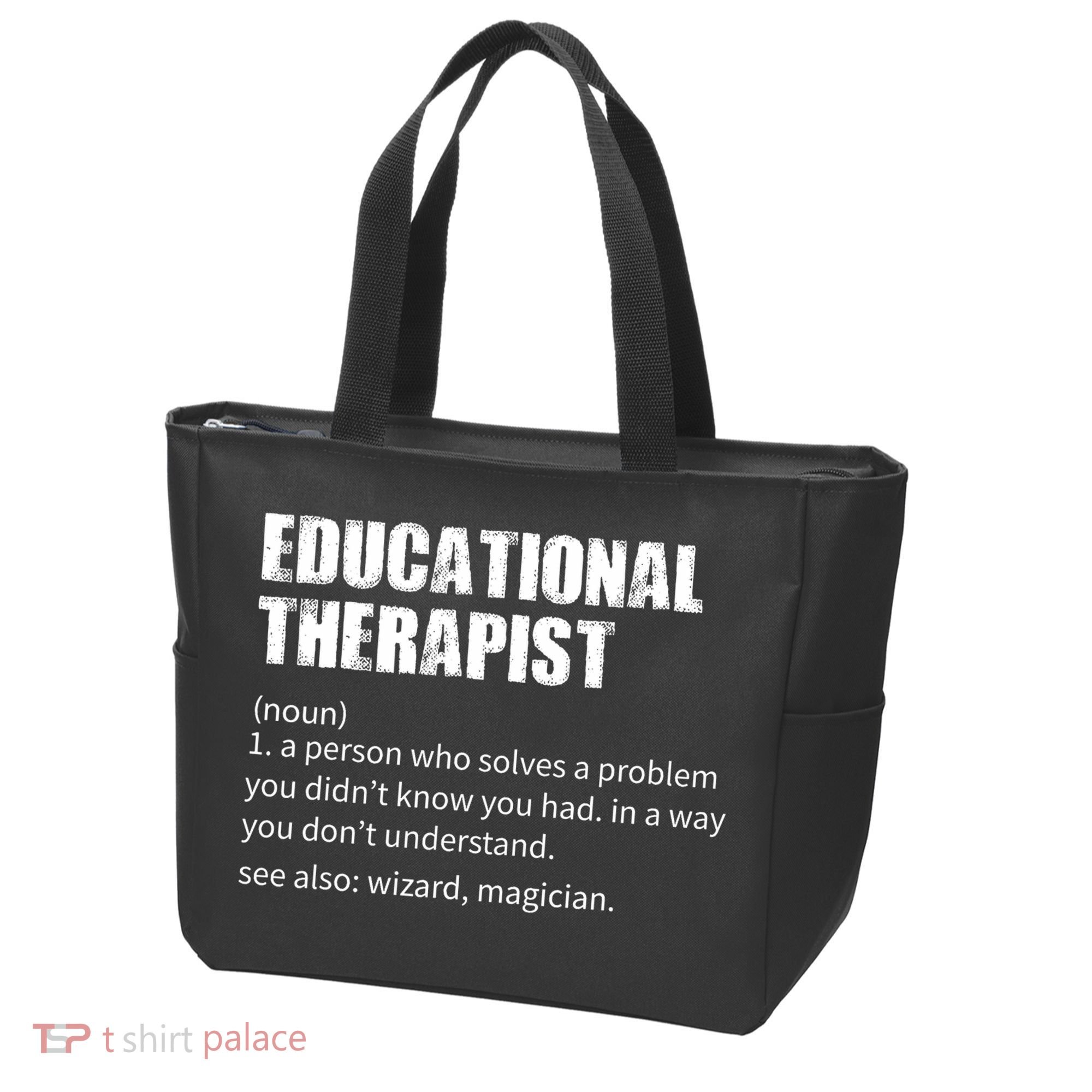 Funny Educational Therapist Definition Tote Bag