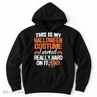 Funny Easy This Is My Halloween Costume Diy Last Minute Hoodie thumb 0