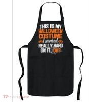 Funny Easy This Is My Halloween Costume Diy Last Minute Apron thumb 0