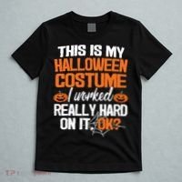Funny Easy This Is My Halloween Costume Diy Last Minute T-Shirt thumb 5