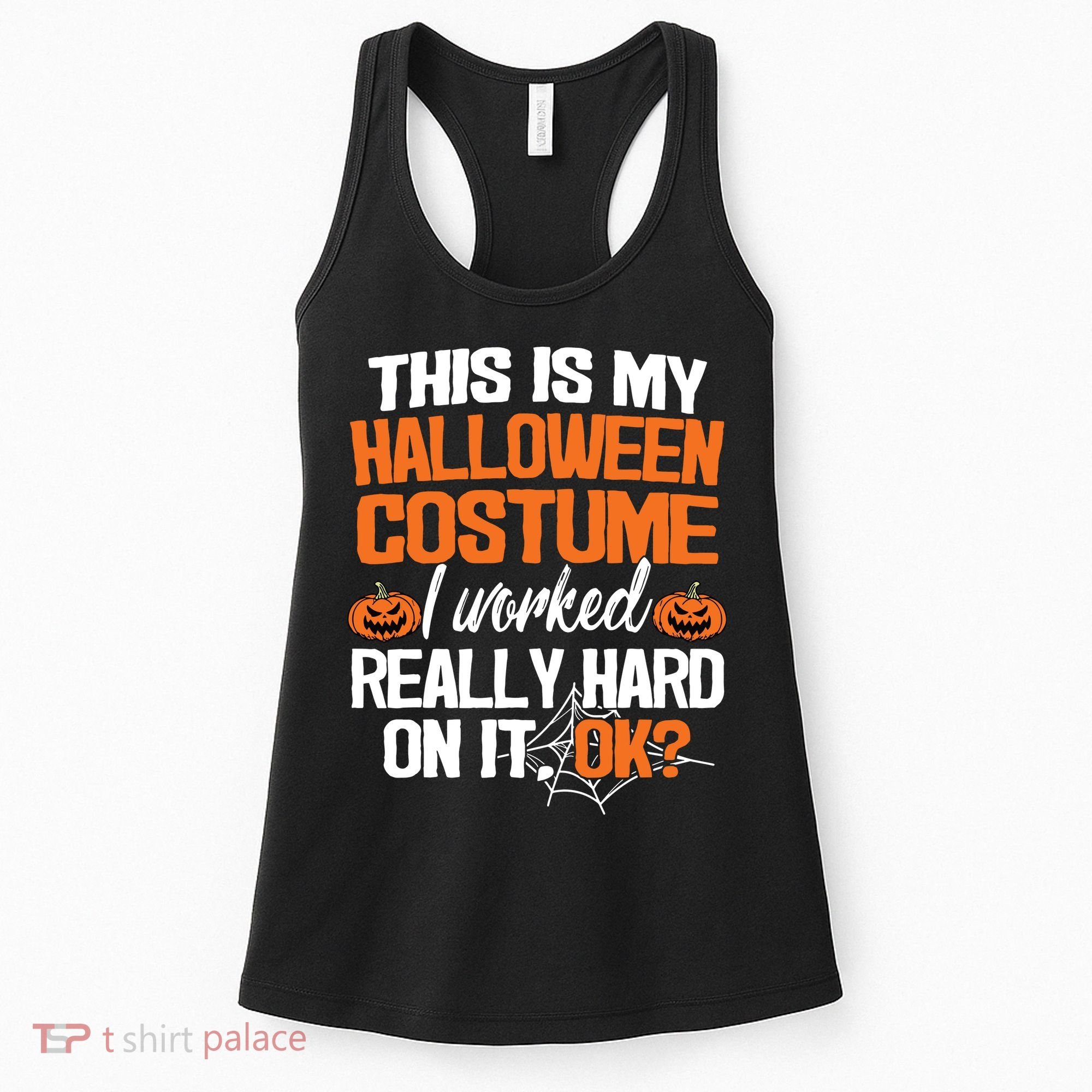 Funny Easy This Is My Halloween Costume Diy Last Minute Women's Tank Top