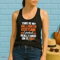 Funny Easy This Is My Halloween Costume Diy Last Minute Women's Tank Top thumb 2