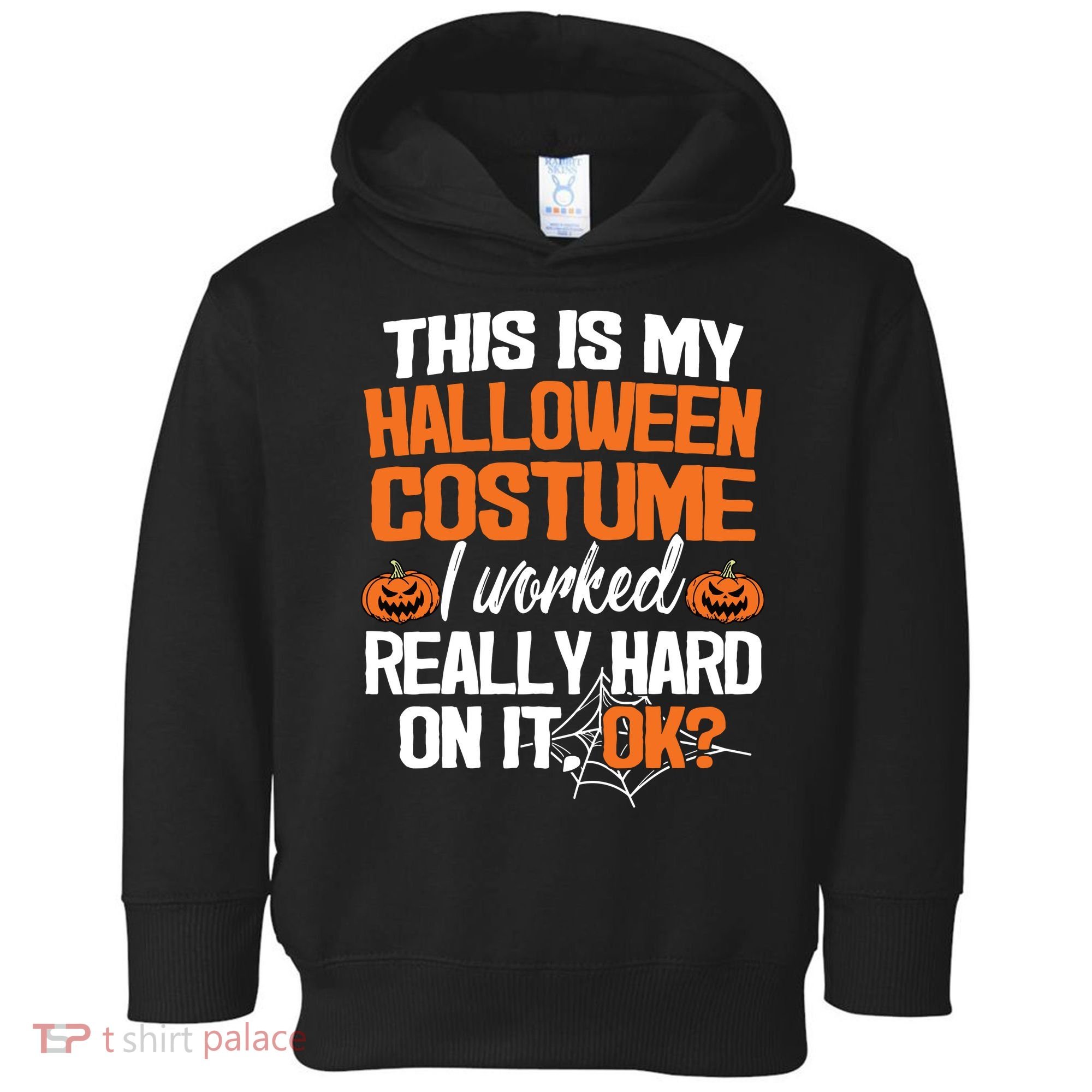 Funny Easy This Is My Halloween Costume Diy Last Minute Toddler Hoodie