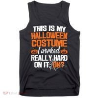 Funny Easy This Is My Halloween Costume Diy Last Minute Tank Top thumb 0