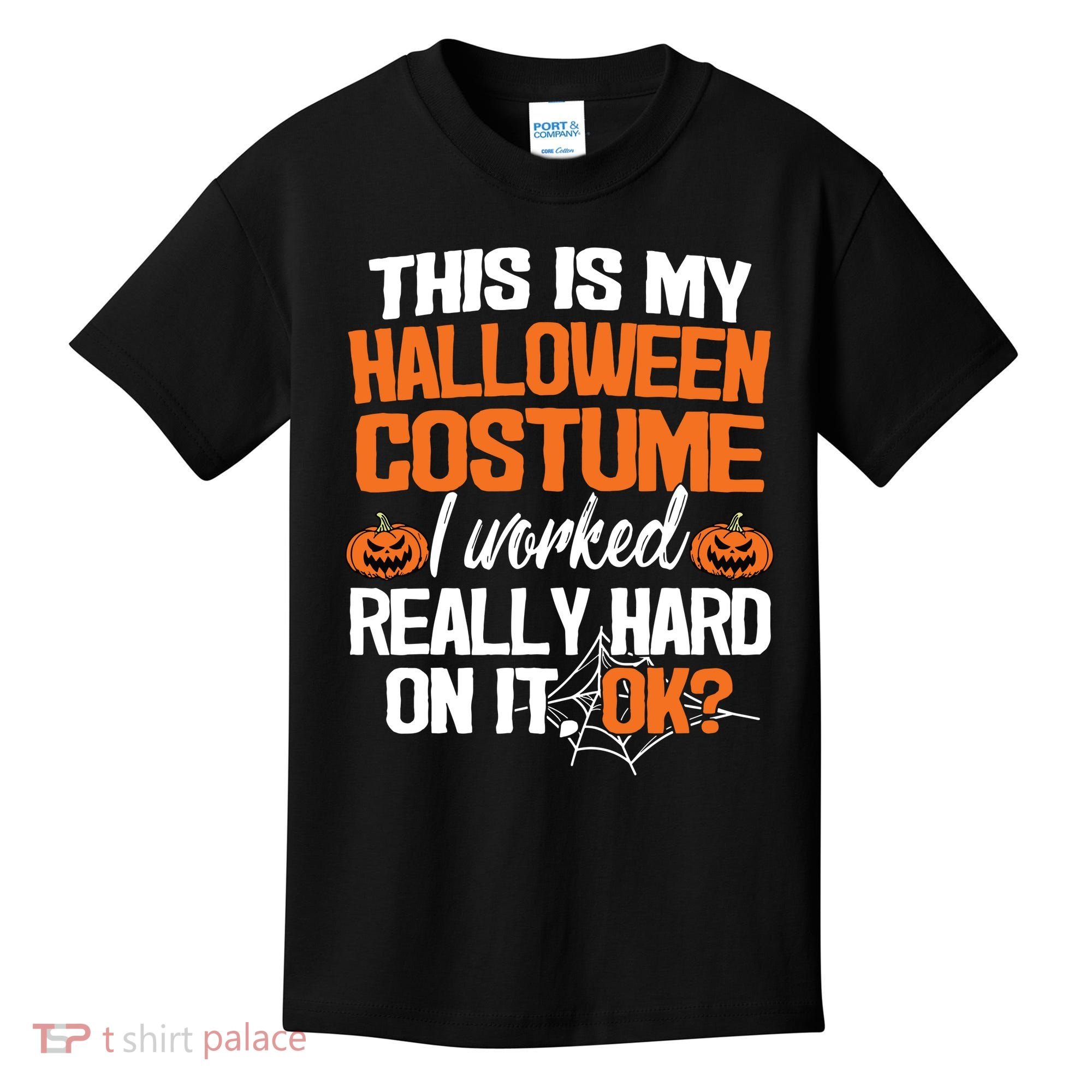 Funny Easy This Is My Halloween Costume Diy Last Minute Kids T-Shirt