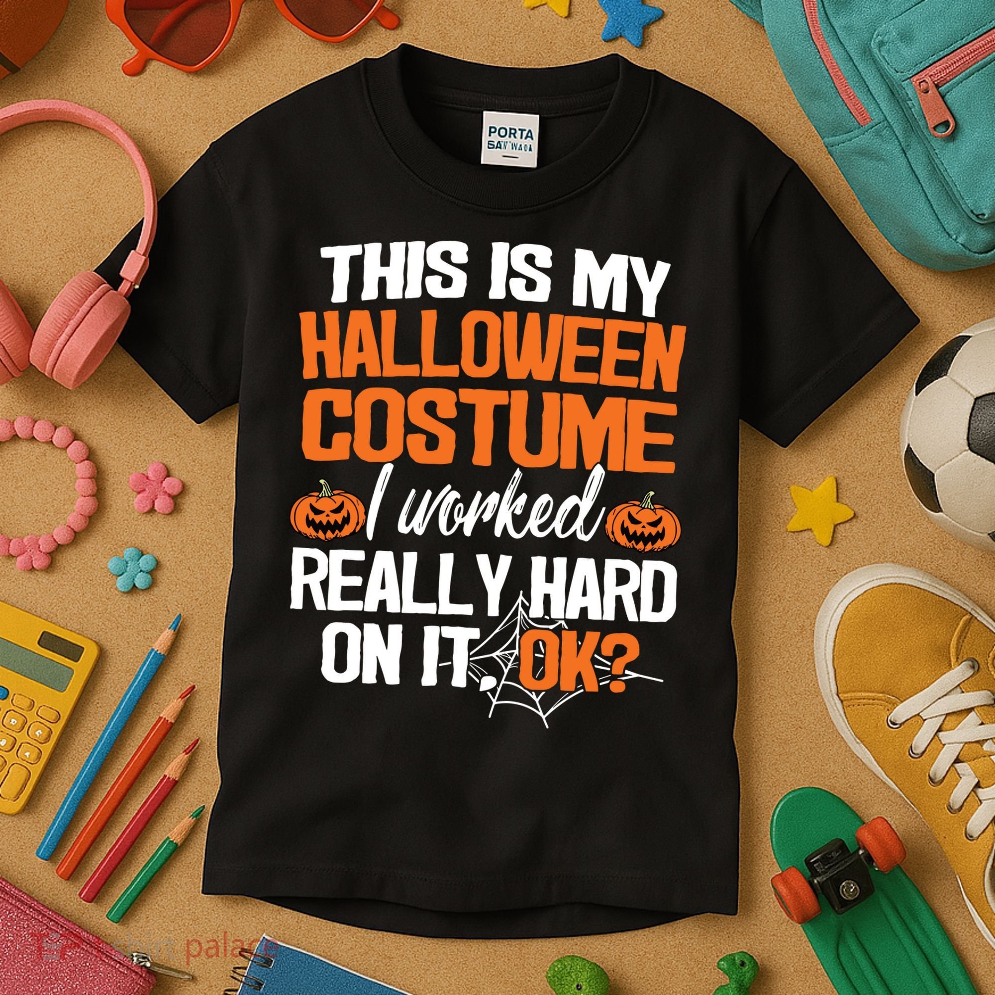 Funny Easy This Is My Halloween Costume Diy Last Minute Kids T-Shirt