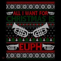 Funny Euph Ugly Christmas Sweater Gift Euphonium Bucket Hat thumb 4