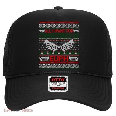 Funny Euph Ugly Christmas Sweater Gift Euphonium Hat