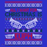 Funny Euph Ugly Christmas Sweater Gift Euphonium Hoodie thumb 7