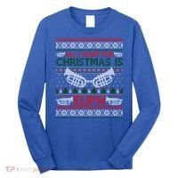 Funny Euph Ugly Christmas Sweater Gift Euphonium Long Sleeve Shirt thumb 0