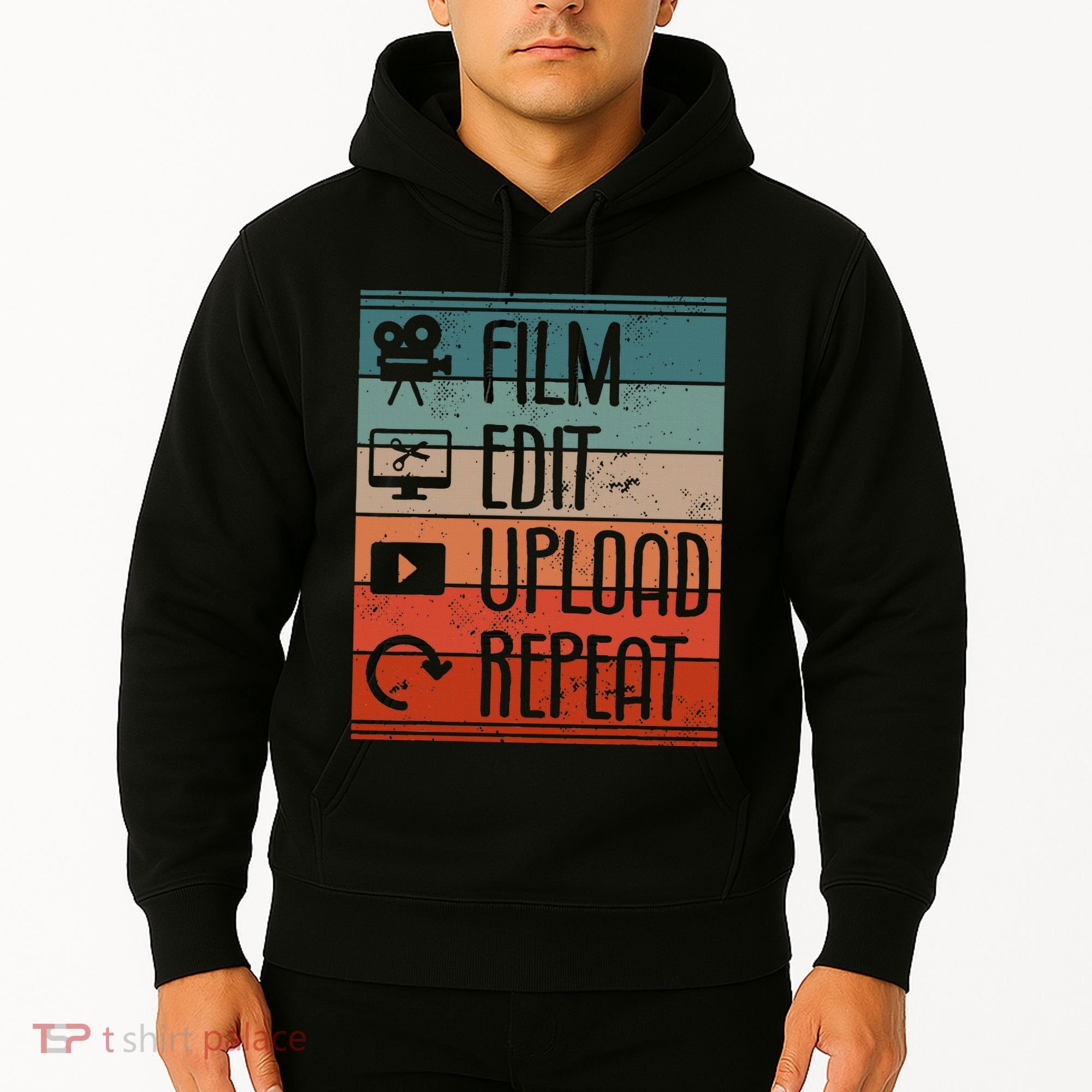 Film Edit Upload Repeat Cinematographer Cinematography Hoodie