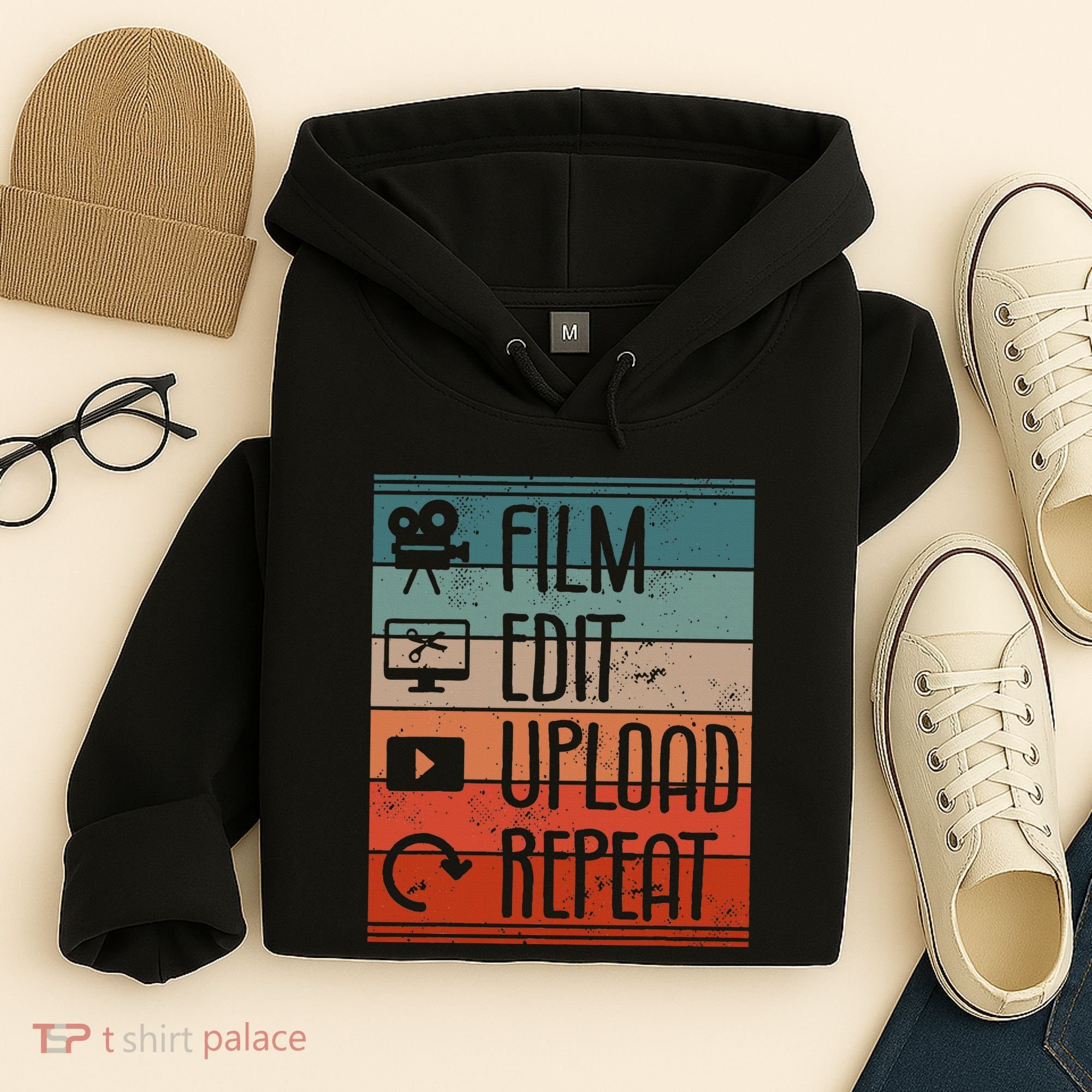 Film Edit Upload Repeat Cinematographer Cinematography Hoodie