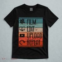 Film Edit Upload Repeat Cinematographer Cinematography T-Shirt thumb 5