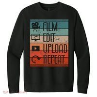 Film Edit Upload Repeat Cinematographer Cinematography V.I.T. Fleece Crew Sweatshirt thumb 0