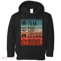 Film Edit Upload Repeat Cinematographer Cinematography Toddler Hoodie thumb 0