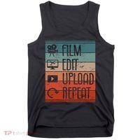 Film Edit Upload Repeat Cinematographer Cinematography Tank Top thumb 0