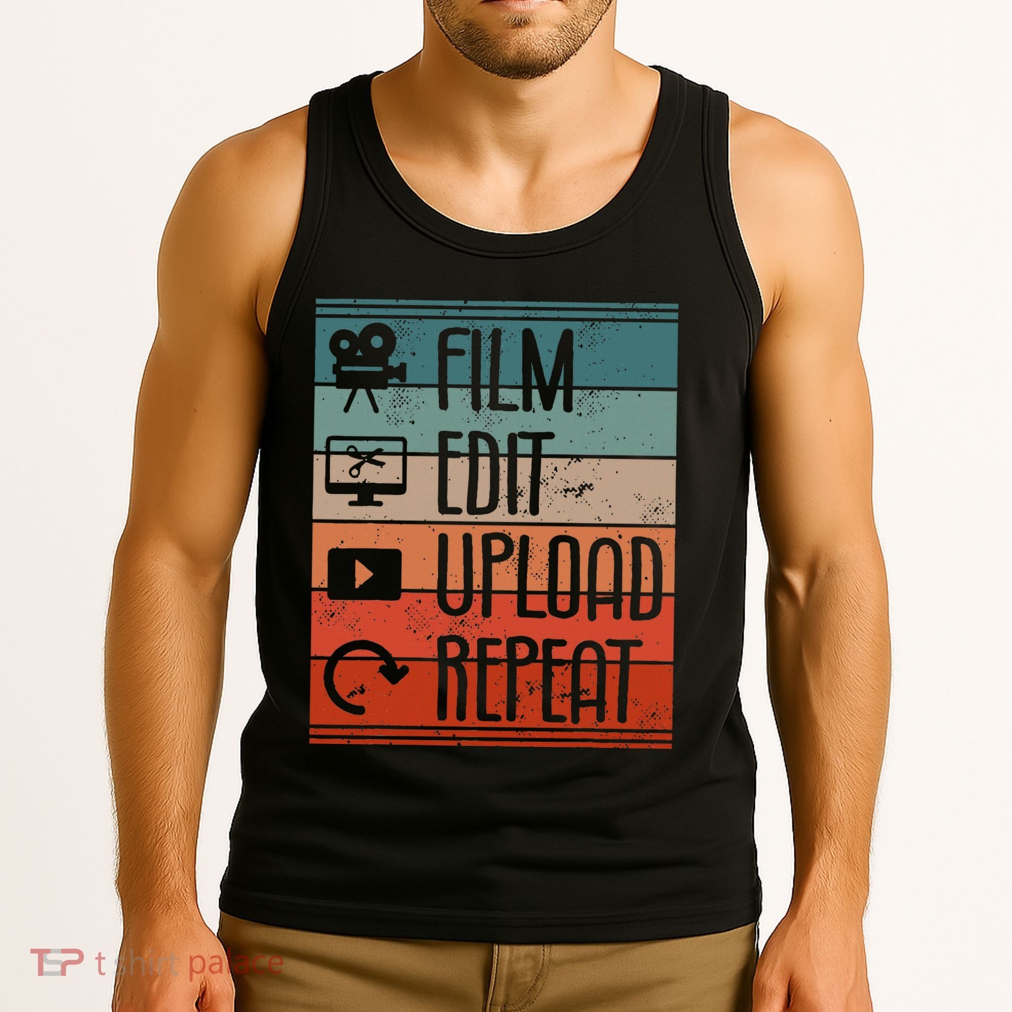 Film Edit Upload Repeat Cinematographer Cinematography Tank Top