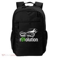 Funny Electric Vehicle Car Revolution Ev Driving Earth Day Gift Backpack thumb 0