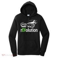 Funny Electric Vehicle Car Revolution Ev Driving Earth Day Gift Women's Hoodie thumb 0