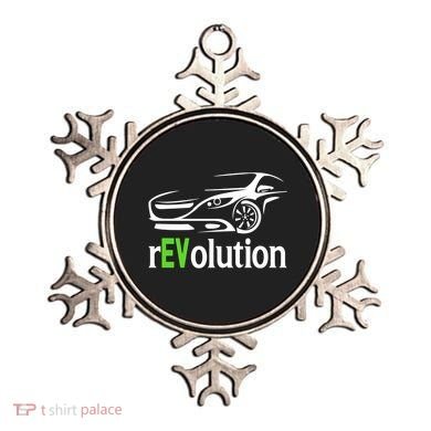 Funny Electric Vehicle Car Revolution Ev Driving Earth Day Gift Ornament
