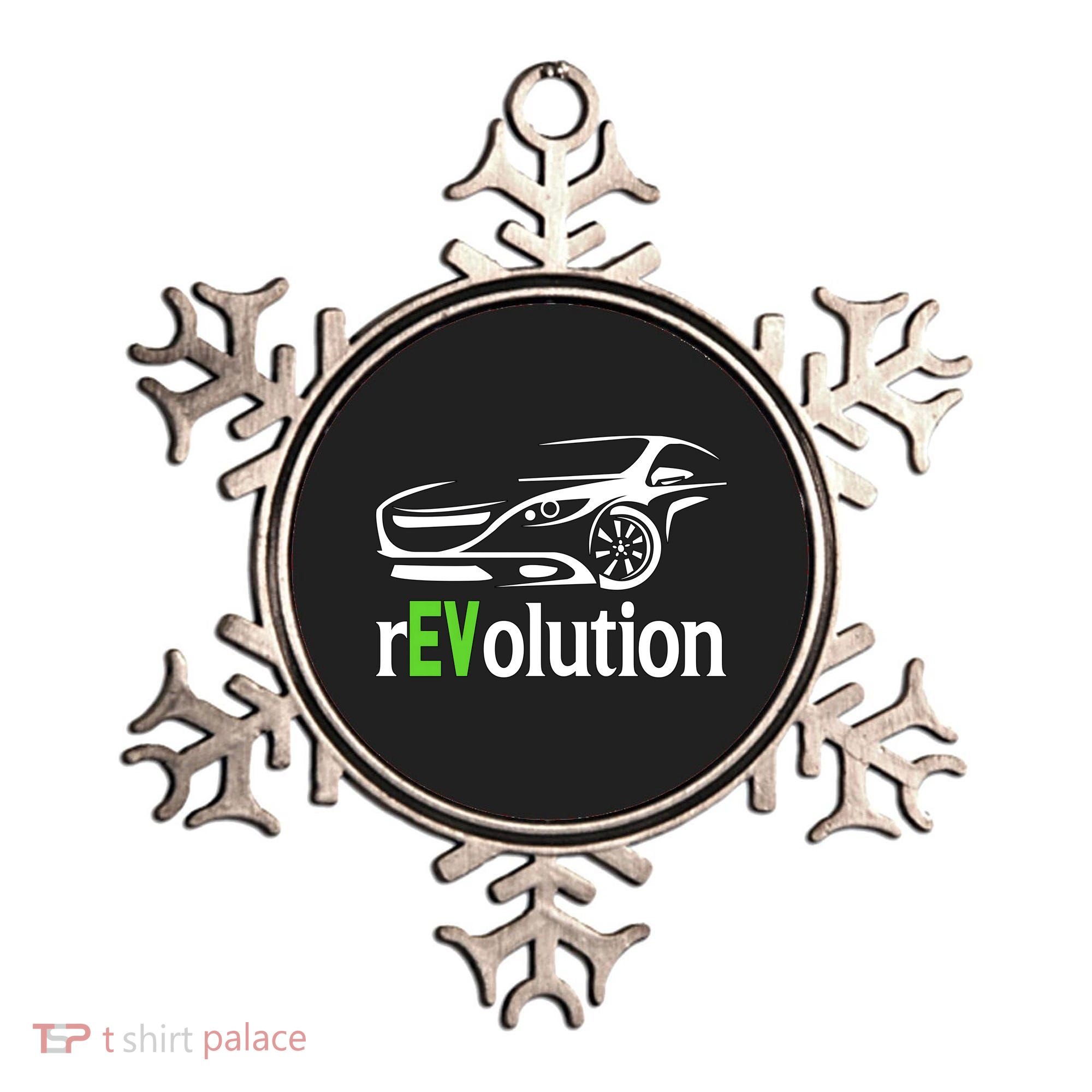 Funny Electric Vehicle Car Revolution Ev Driving Earth Day Gift Ornament