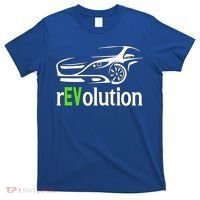 Funny Electric Vehicle Car Revolution Ev Driving Earth Day Gift T-Shirt thumb 0