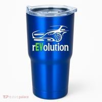Funny Electric Vehicle Car Revolution Ev Driving Earth Day Gift Tumbler thumb 0