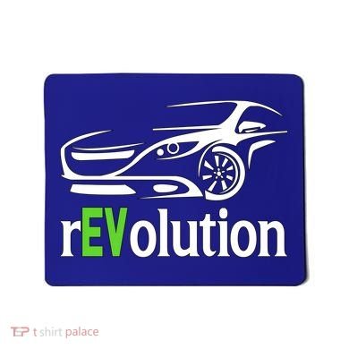 Funny Electric Vehicle Car Revolution Ev Driving Earth Day Gift Mousepad