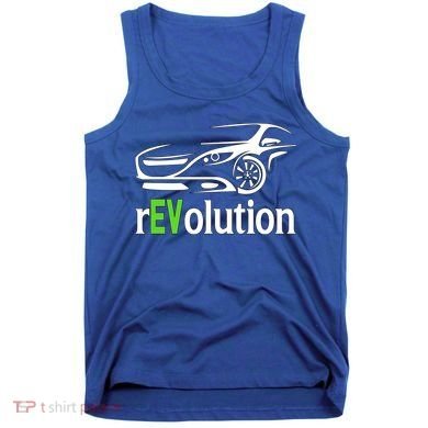 Funny Electric Vehicle Car Revolution Ev Driving Earth Day Gift Tank Top