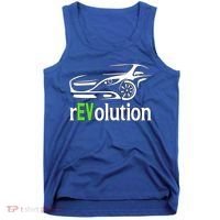 Funny Electric Vehicle Car Revolution Ev Driving Earth Day Gift Tank Top thumb 0