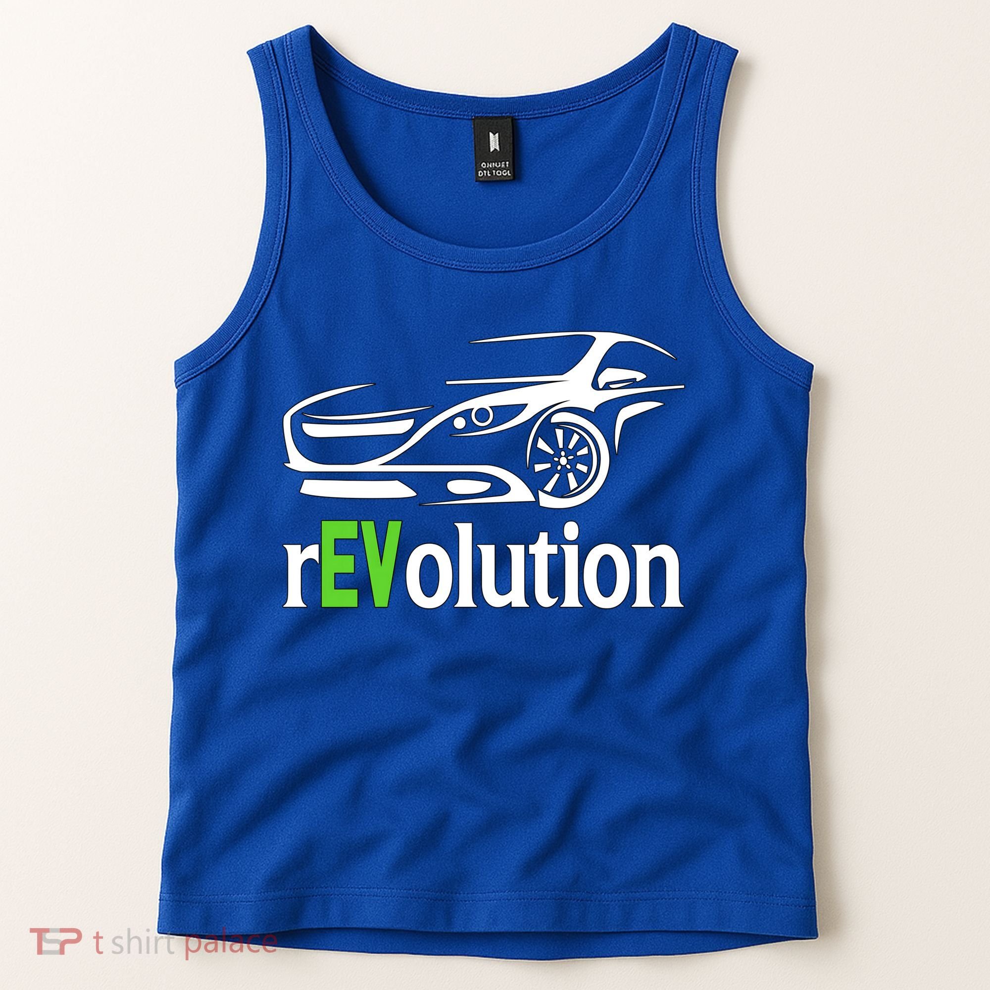 Funny Electric Vehicle Car Revolution Ev Driving Earth Day Gift Tank Top