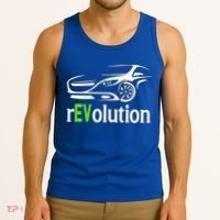 Funny Electric Vehicle Car Revolution Ev Driving Earth Day Gift Tank Top thumb 3