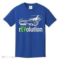 Funny Electric Vehicle Car Revolution Ev Driving Earth Day Gift Kids T-Shirt thumb 0
