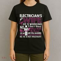 Funny Electrician Wife Electrician Gift T-Shirt thumb 4