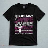 Funny Electrician Wife Electrician Gift T-Shirt thumb 5