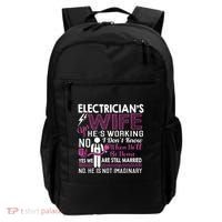 Funny Electrician Wife Electrician Gift Backpack thumb 0