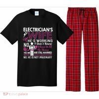 Funny Electrician Wife Electrician Gift Pajama Set thumb 0