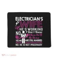 Funny Electrician Wife Electrician Gift Mousepad thumb 0