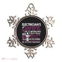 Funny Electrician Wife Electrician Gift Ornament thumb 0