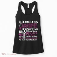 Funny Electrician Wife Electrician Gift Women's Tank Top thumb 0