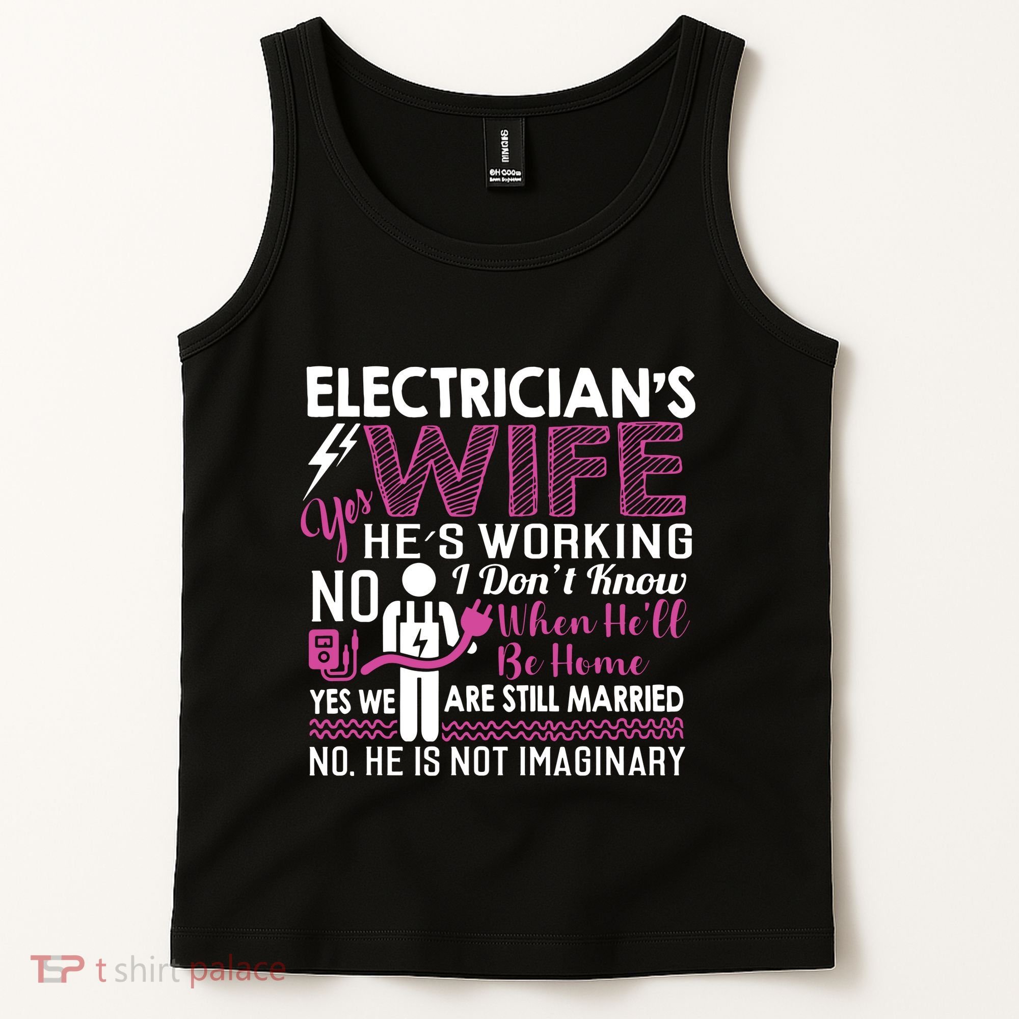 Funny Electrician Wife Electrician Gift Tank Top