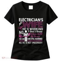 Funny Electrician Wife Electrician Gift Women's T-Shirt thumb 0