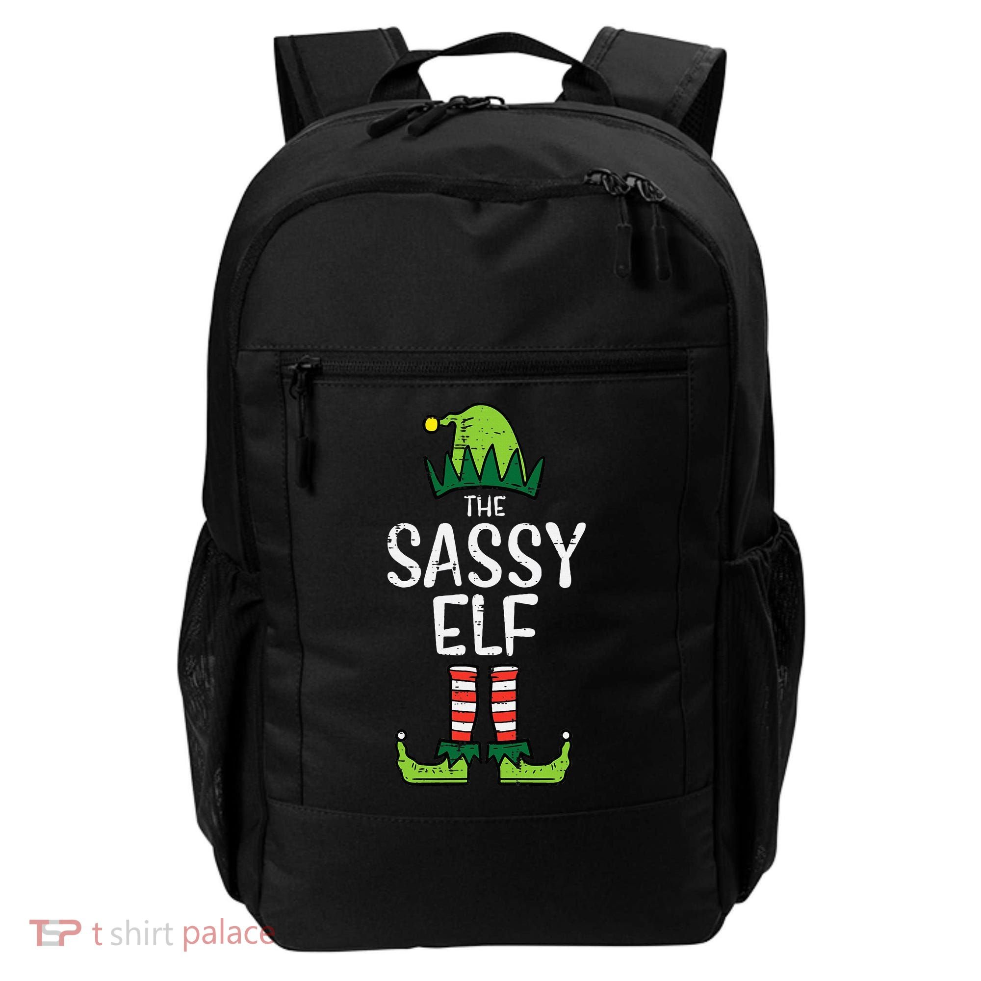 Festive Elf Xmas Matching Holiday Outfits Backpack