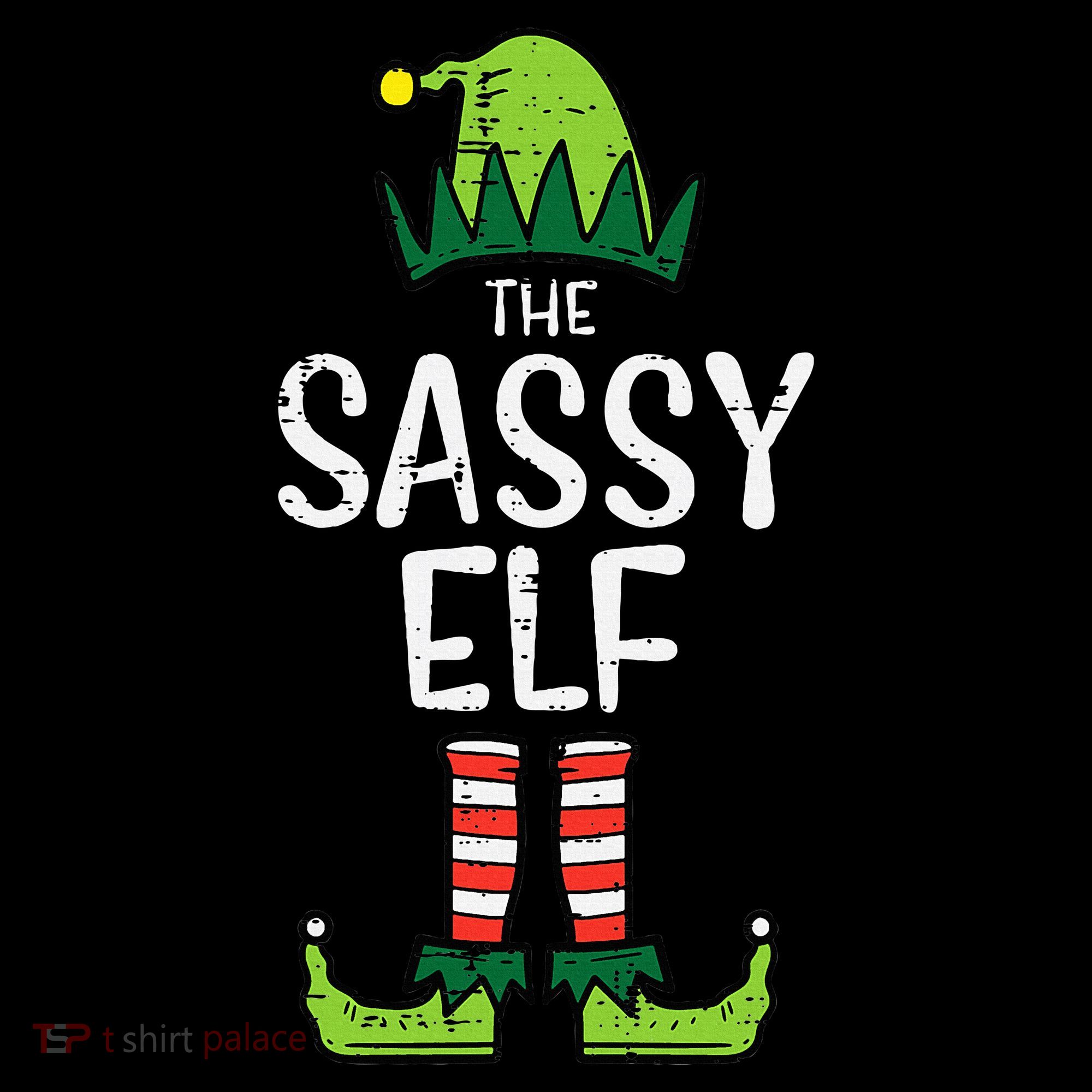 Festive Elf Xmas Matching Holiday Outfits Mousepad