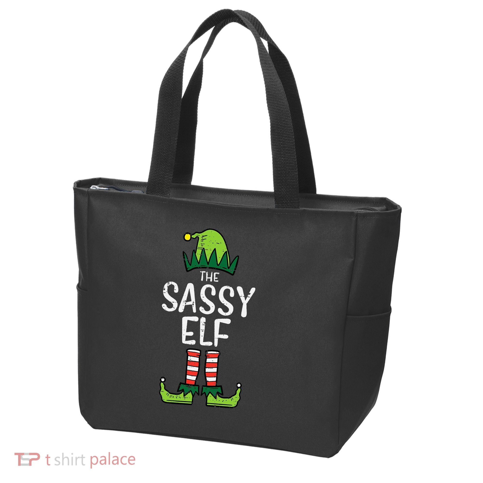 Festive Elf Xmas Matching Holiday Outfits Tote Bag