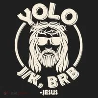 Funny Easter YOLO JK BRB Jesus Women's Sweatshirt thumb 2