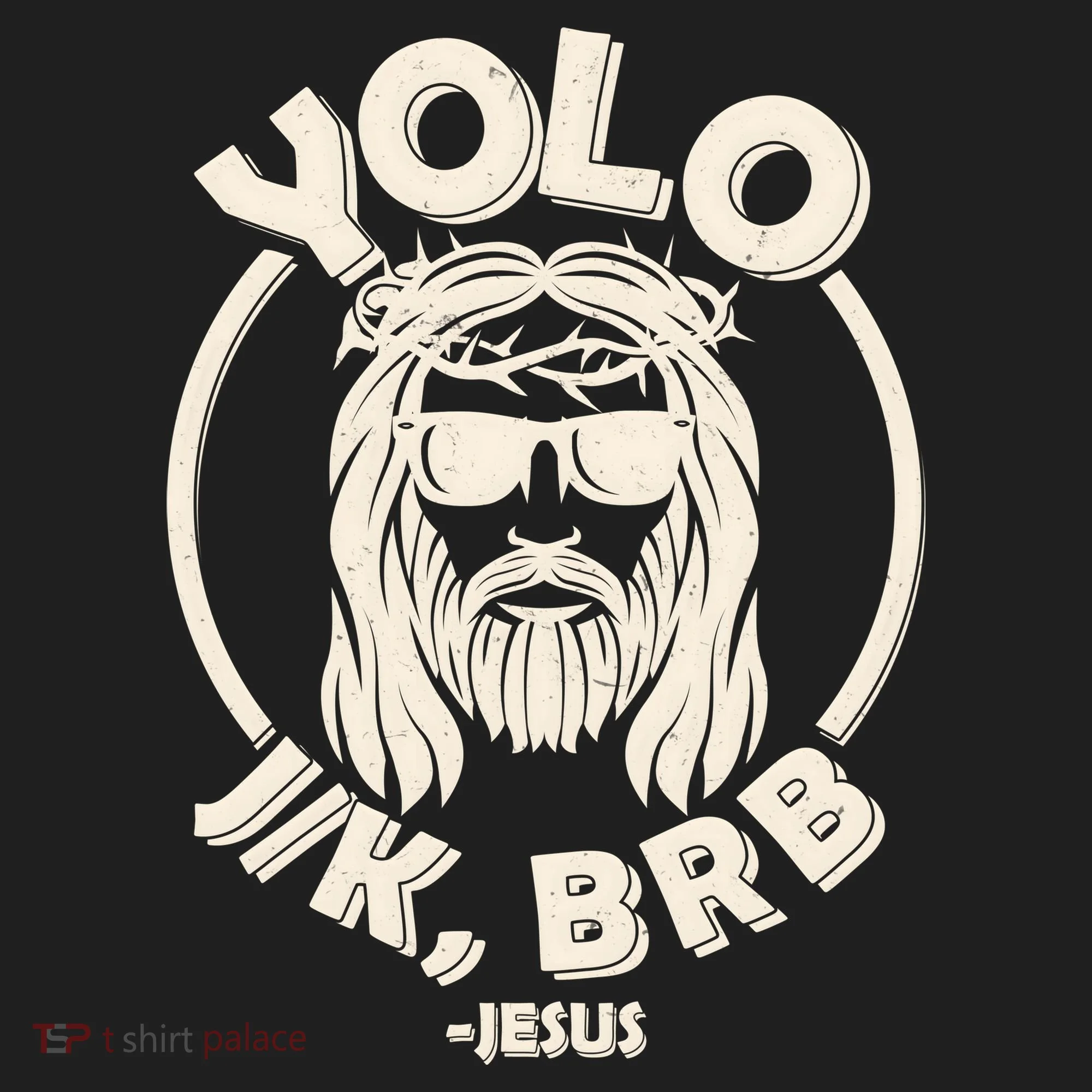 Funny Easter YOLO JK BRB Jesus Women's Sweatshirt