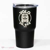 Funny Easter YOLO JK BRB Jesus Tumbler thumb 0