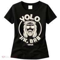Funny Easter YOLO JK BRB Jesus Women's T-Shirt thumb 0